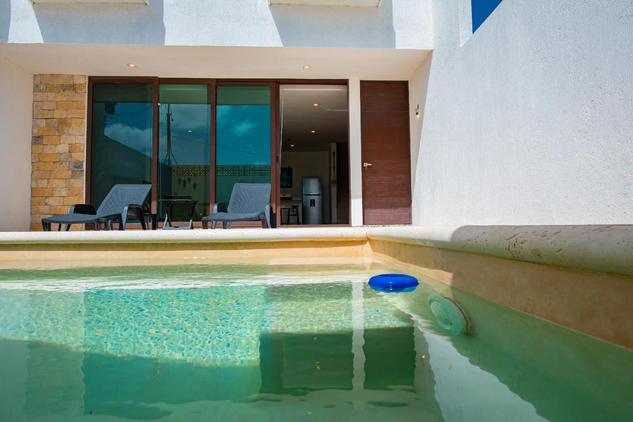 97982 New Modern Villa, Private Pool, High Internet Speed, 2 Blocks From The Beach Pueblo Pueblo Chicxulub Dış mekan fotoğraf
