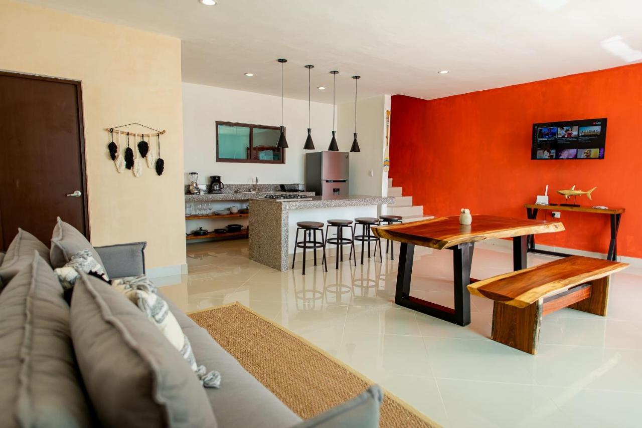 97982 New Modern Villa, Private Pool, High Internet Speed, 2 Blocks From The Beach Pueblo Pueblo Chicxulub Dış mekan fotoğraf