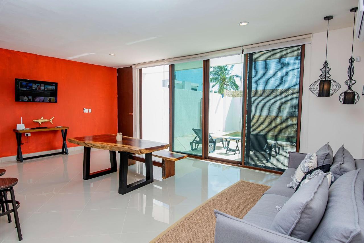 97982 New Modern Villa, Private Pool, High Internet Speed, 2 Blocks From The Beach Pueblo Pueblo Chicxulub Dış mekan fotoğraf
