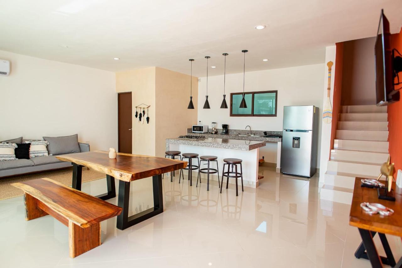 97982 New Modern Villa, Private Pool, High Internet Speed, 2 Blocks From The Beach Pueblo Pueblo Chicxulub Dış mekan fotoğraf